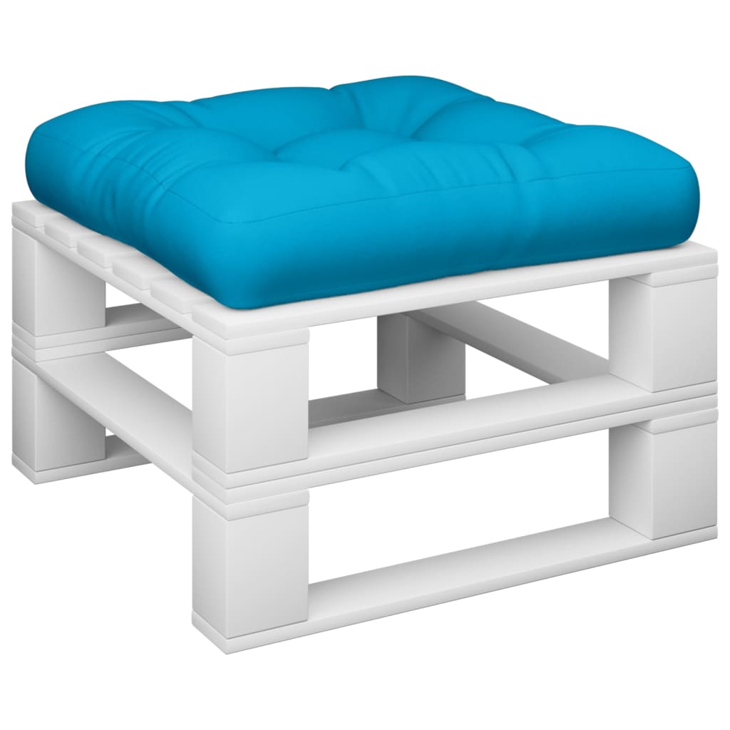 Palettenkissen Stoff Blau