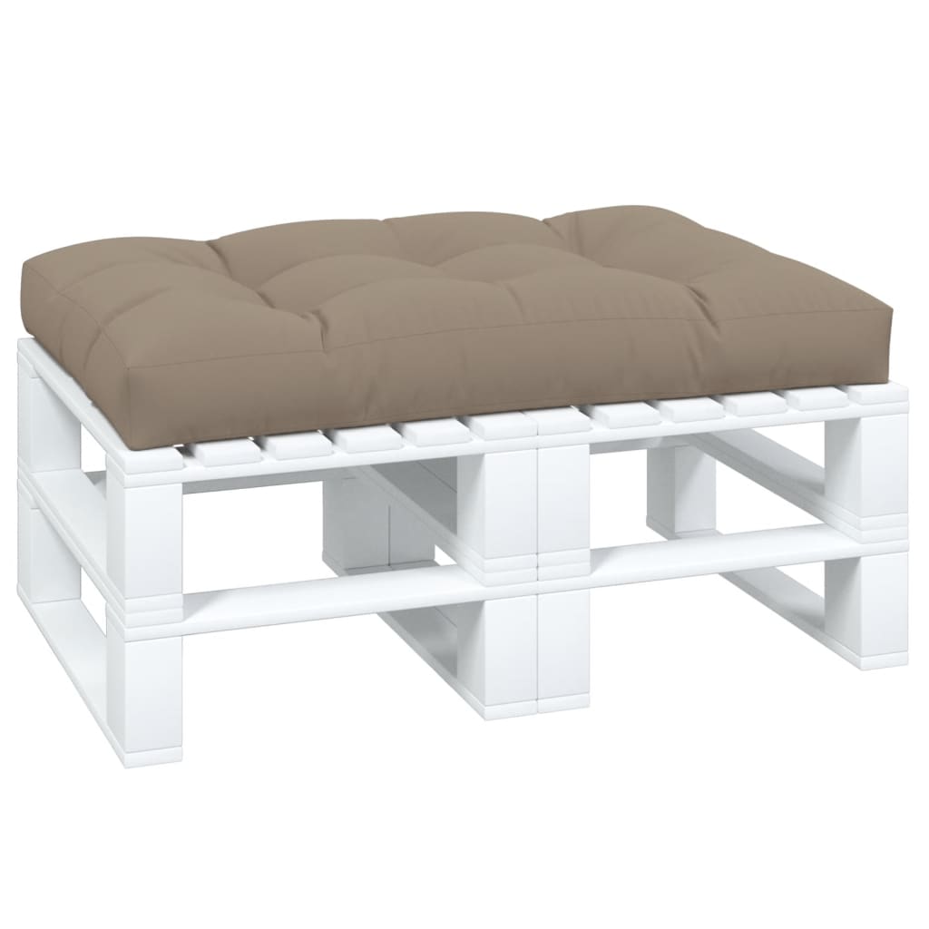 Palettenkissen Stoff Taupe