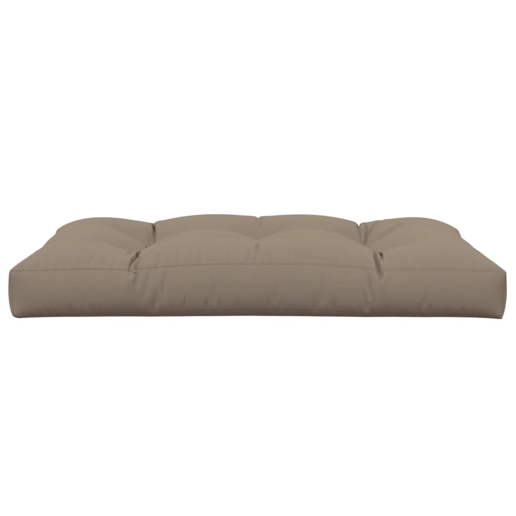 Palettenkissen Stoff Taupe