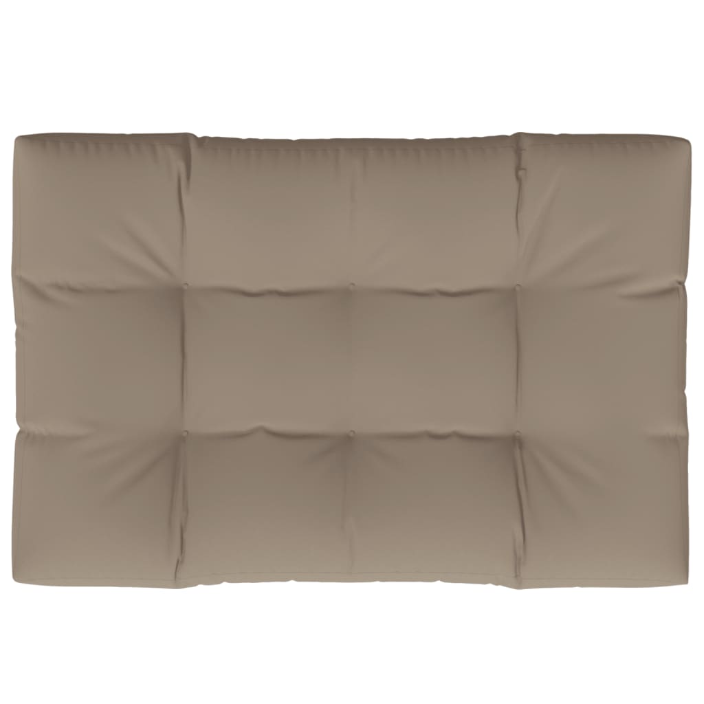 Palettenkissen Stoff Taupe