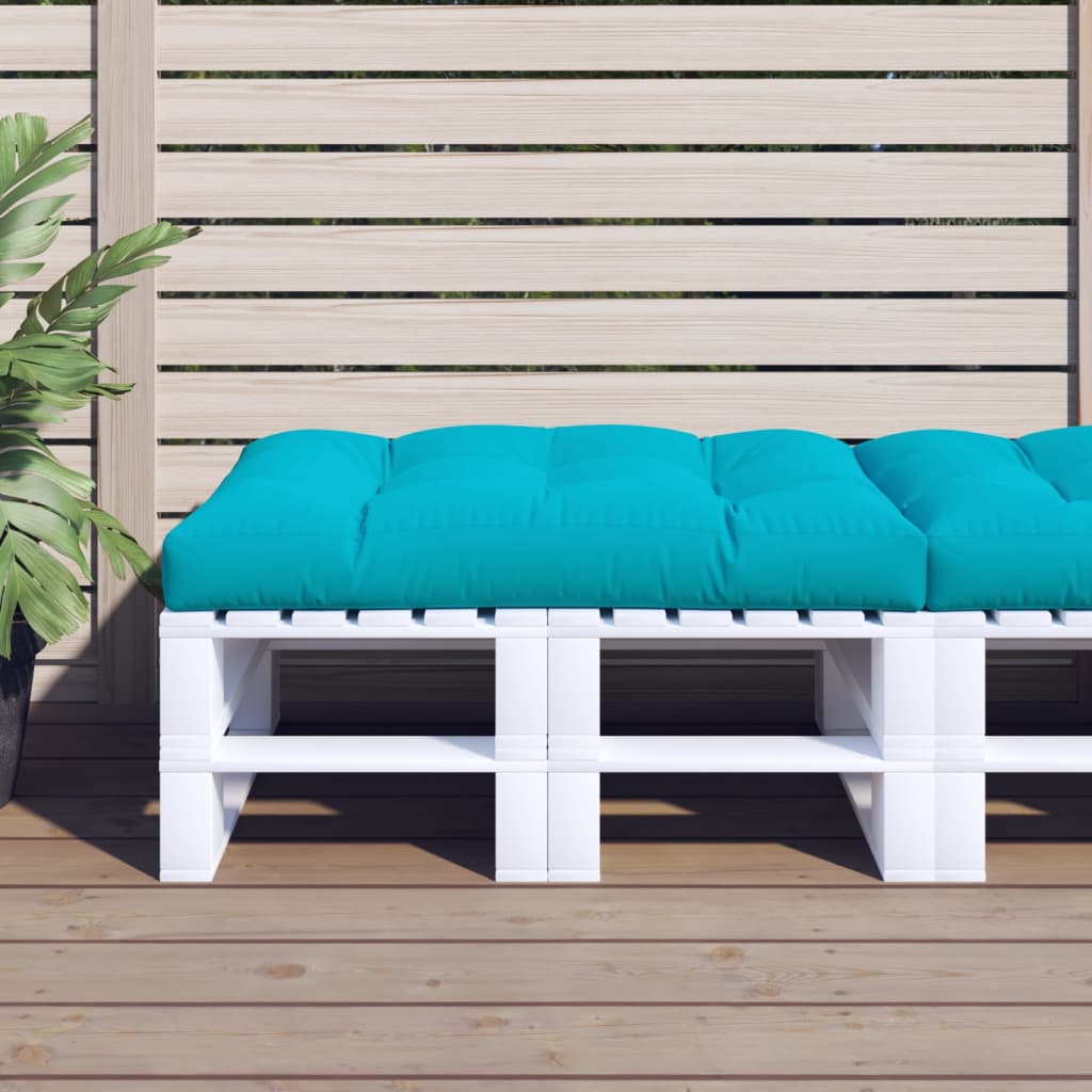 Palettenkissen Stoff Türkis