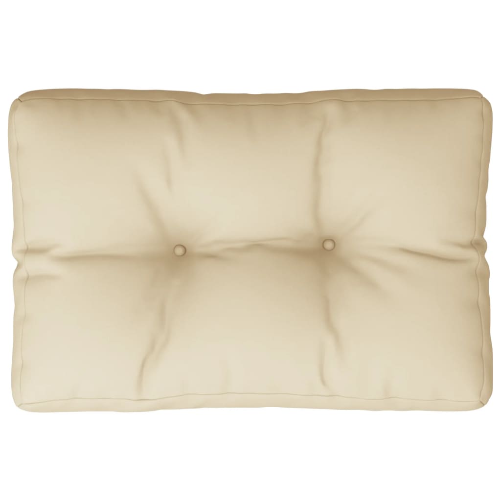 Palettenkissen Stoff Beige