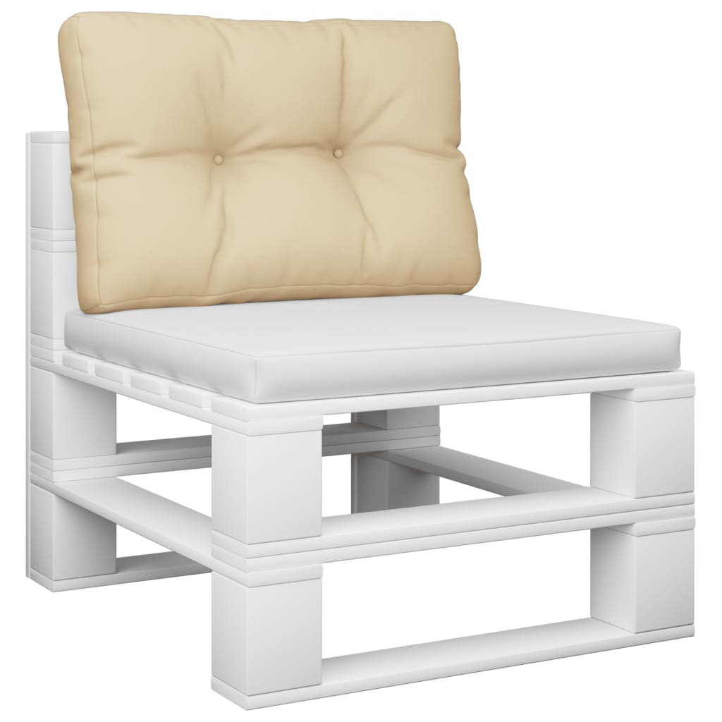 Palettenkissen Stoff Beige