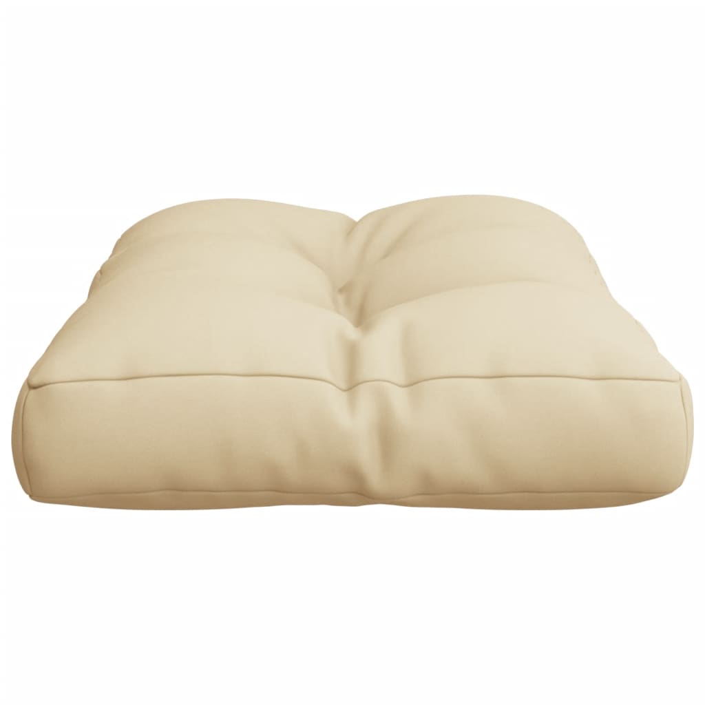 Palettenkissen Stoff Beige