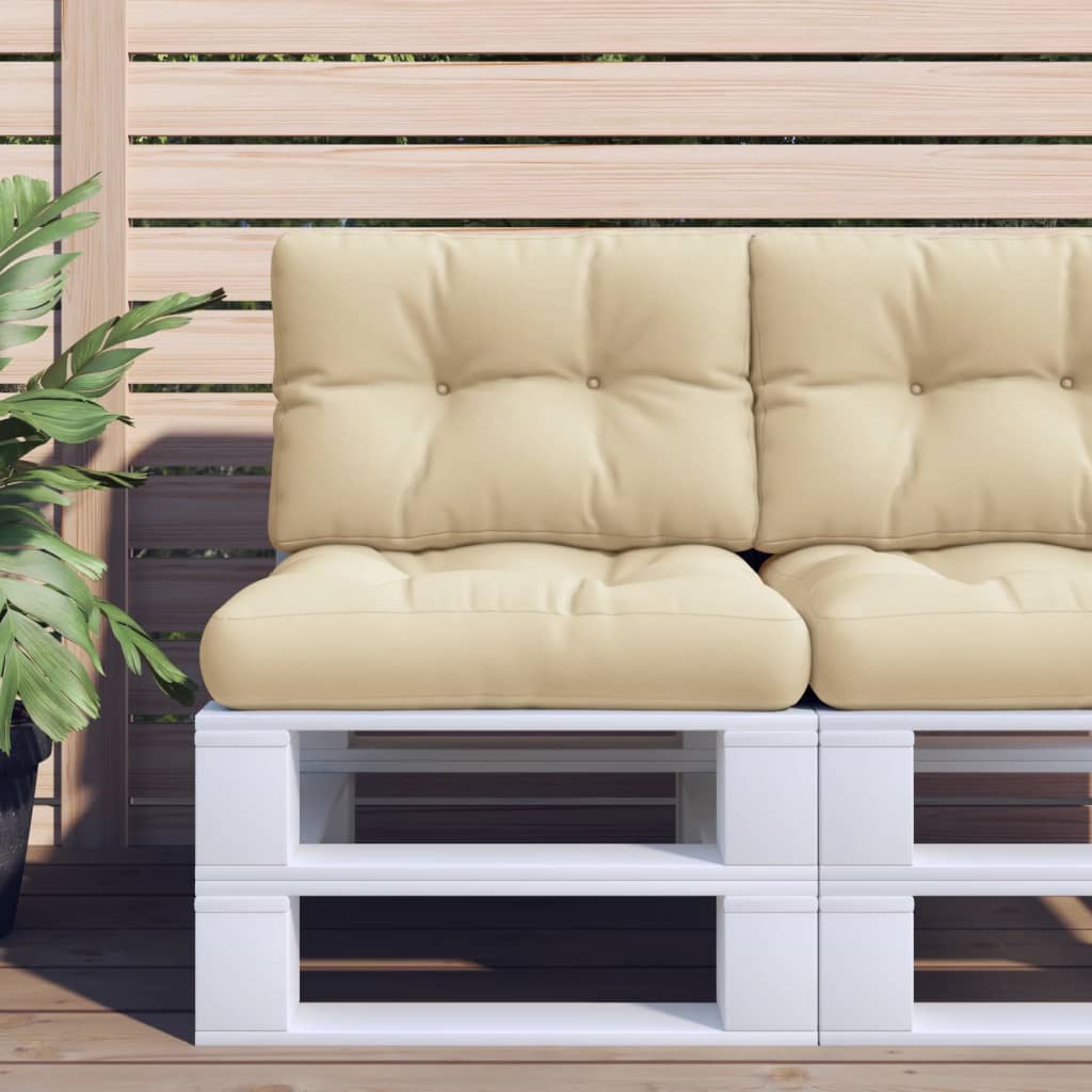 Palettenkissen Stoff Beige