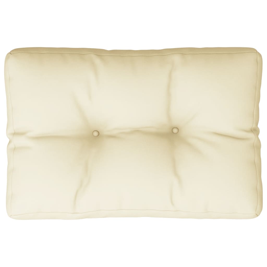 Palettenkissen Stoff Creme