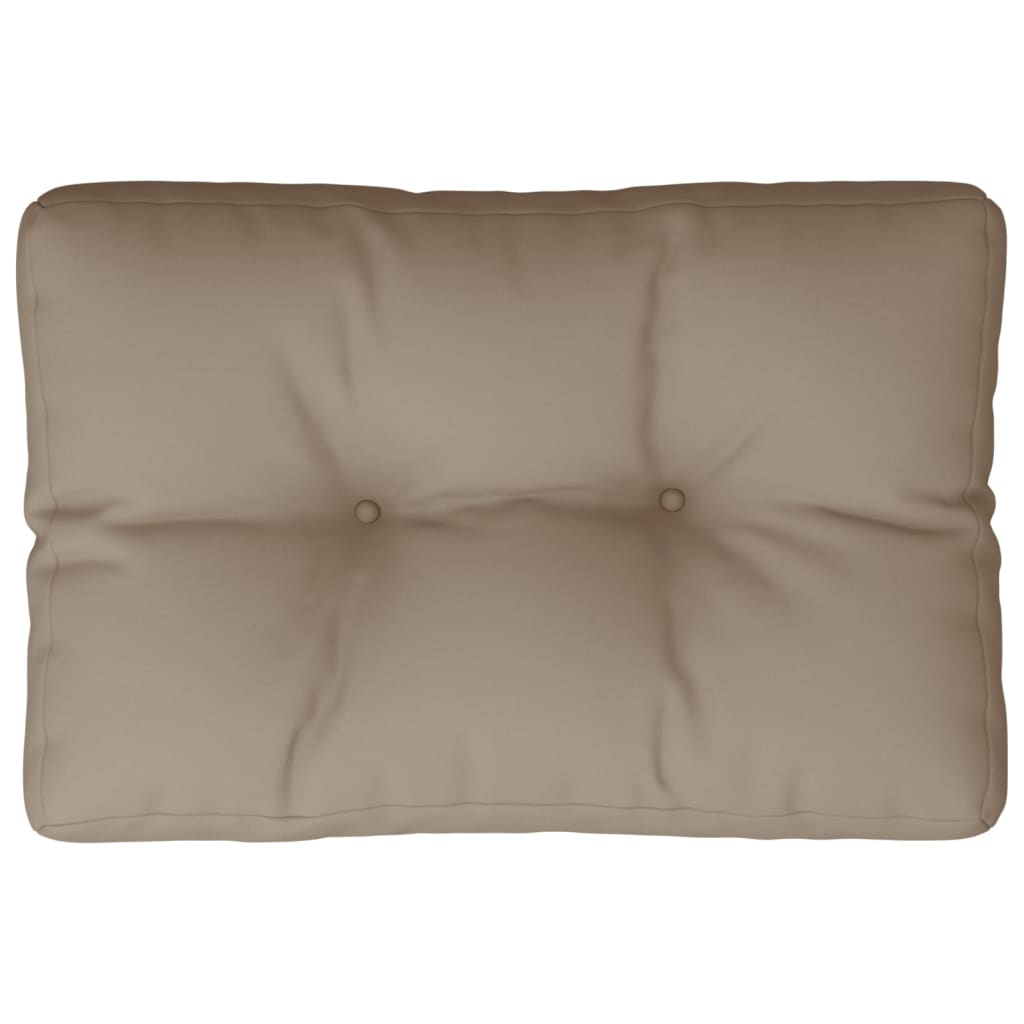 Palettenkissen Stoff Taupe