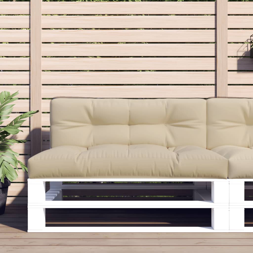 Palettenkissen Stoff Beige