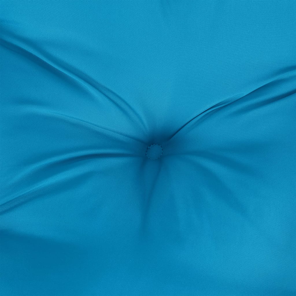 Palettenkissen 2-Tlg. Hell Stoff Blau