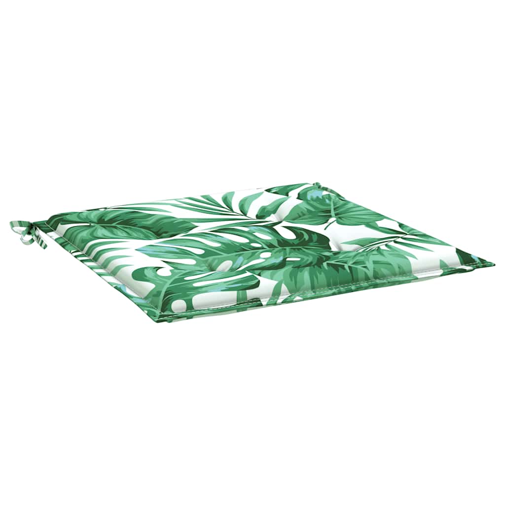 Sitzkissen 2 Stk. Stoff Blattmuster