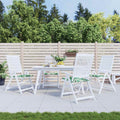 Stuhlkissen 4 Pcs Oxford-Stoff Blattmuster