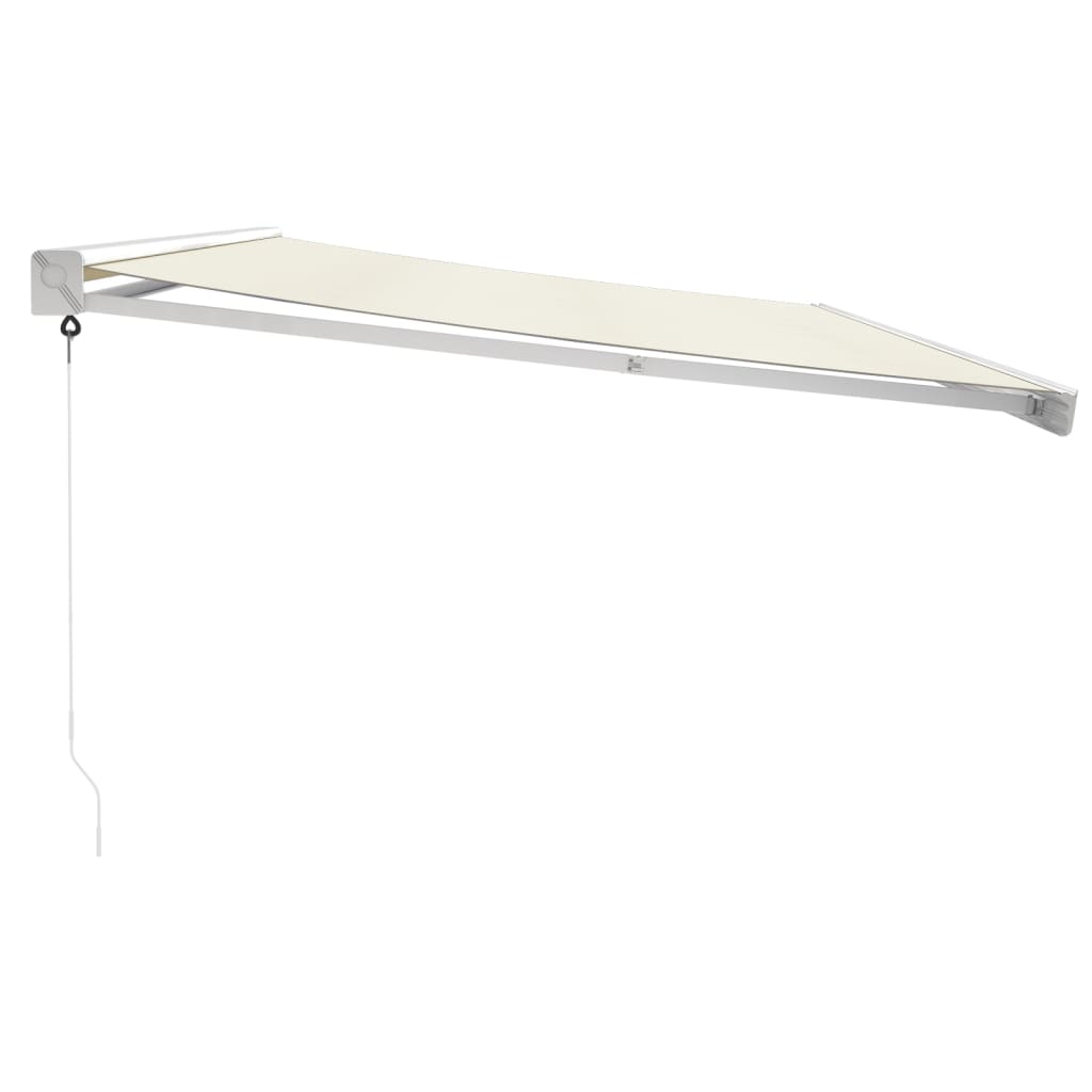Markise Einziehbar Creme Stoff Und Aluminium