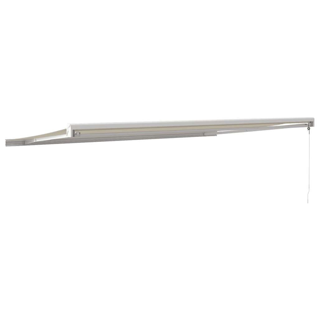 Markise Einziehbar Creme Stoff Und Aluminium