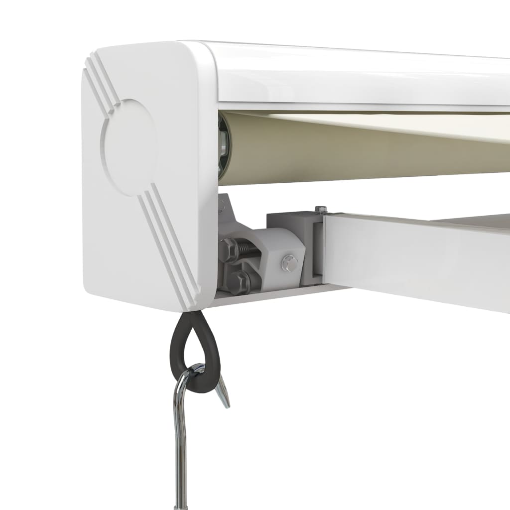 Markise Einziehbar Creme Stoff Und Aluminium