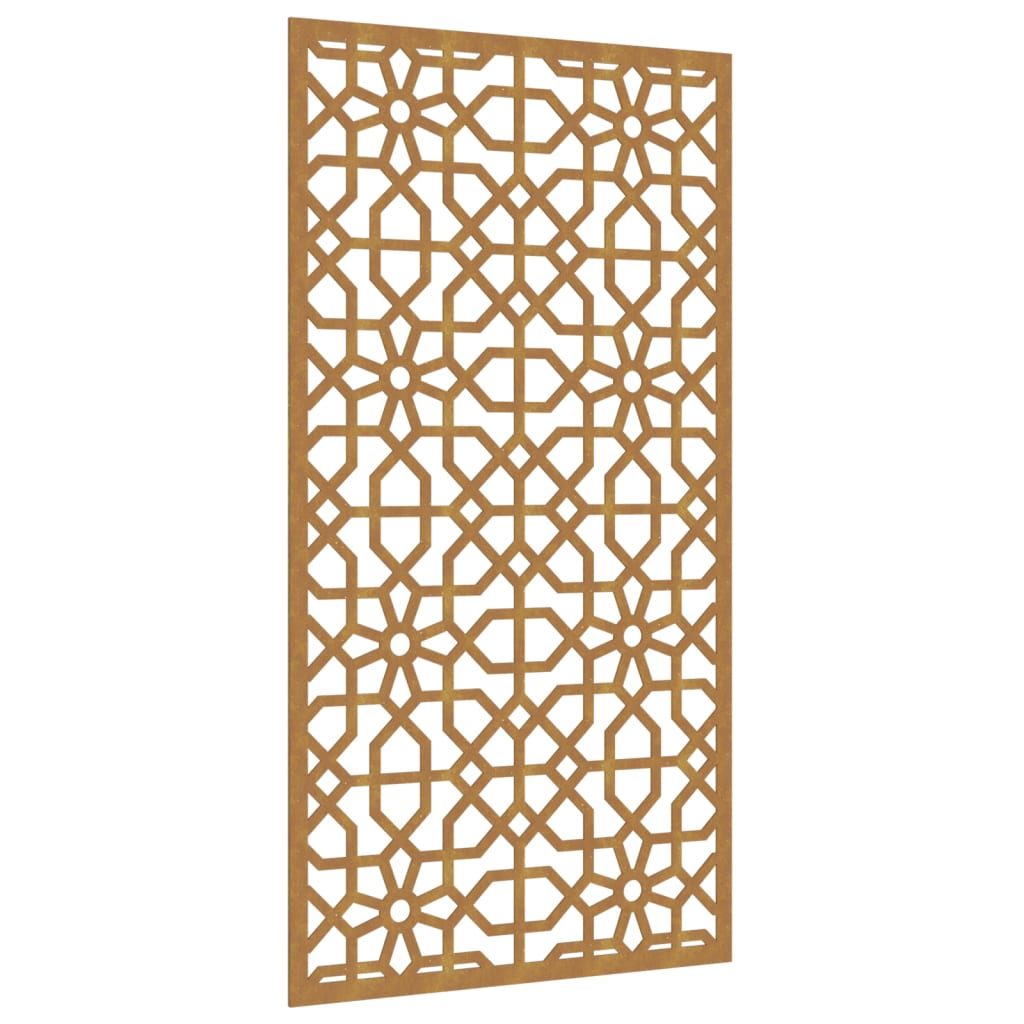 Garten-Wanddeko 105X55 Cm Cortenstahl Maurisches Design