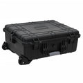 Flugkoffer Mit Rollen Schwarz 63X50X23 Cm Pp