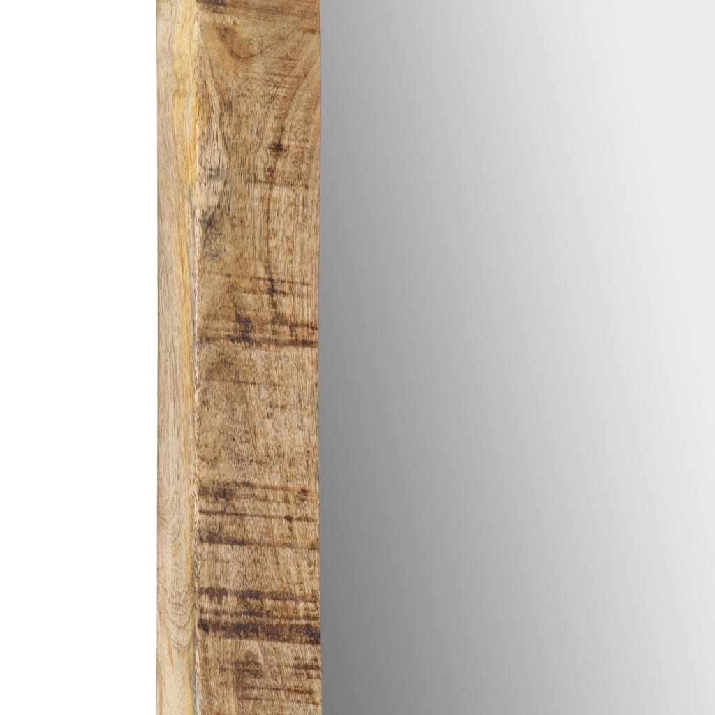 Spiegel 70X50 Cm Massivholz Mango Und Glas