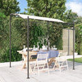 Markise 2X2,3 M 180 G/M² Stoff Und Stahl