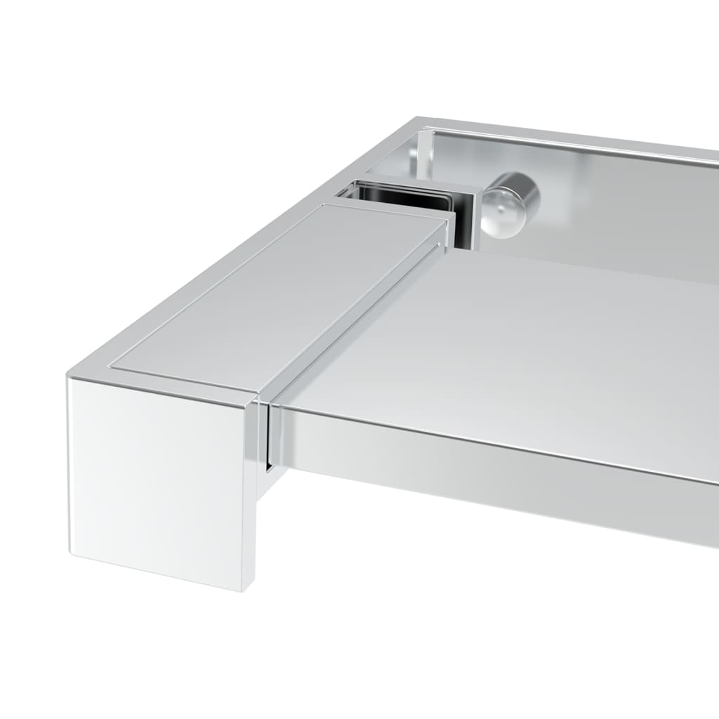 Duschablage Für Begehbare Dusche Chrom 90 Cm Aluminium