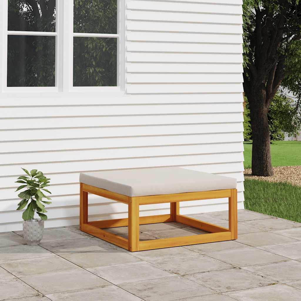 3-Tlg. Garten-Lounge-Set Mit Kissen Massivholz Akazie