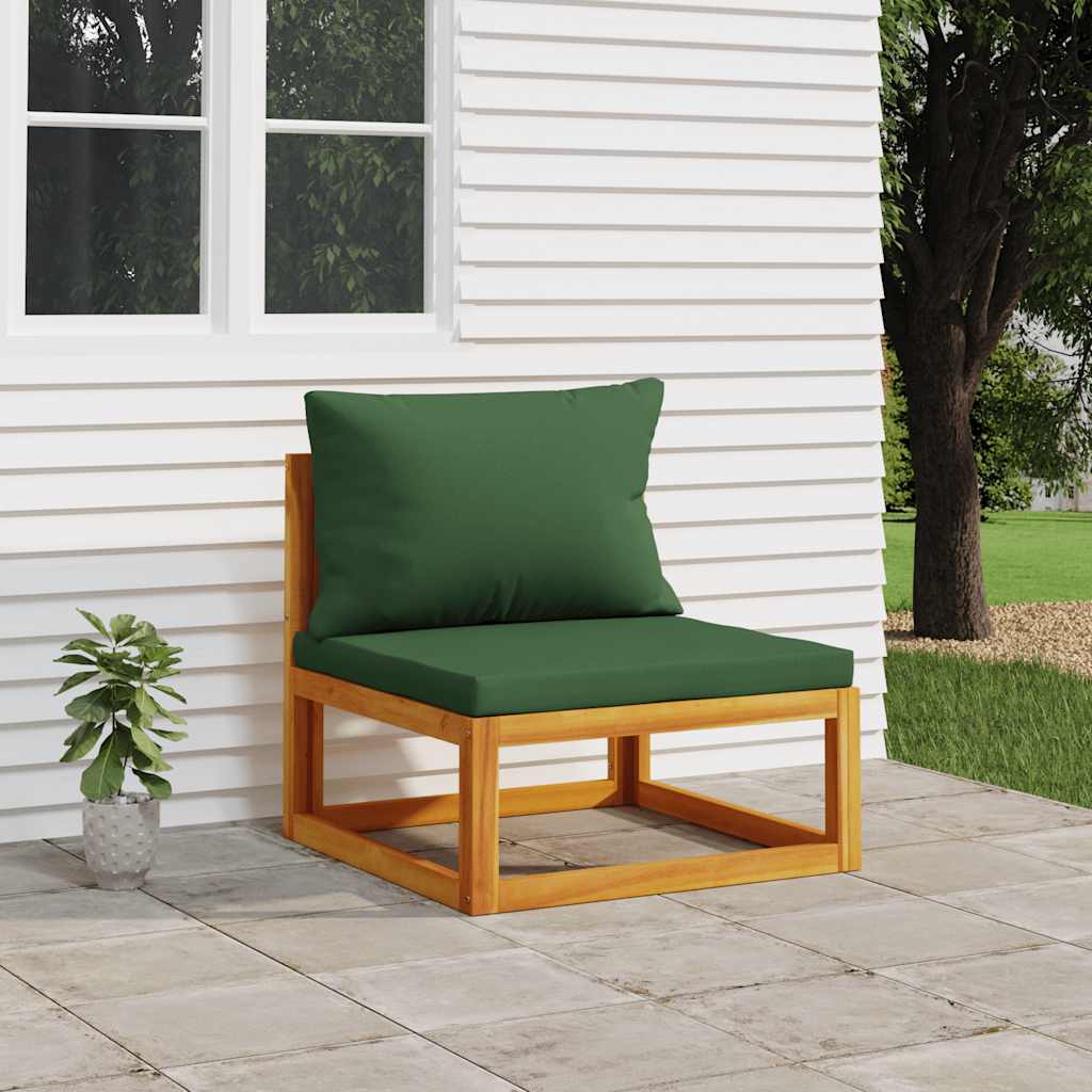 3-Tlg. Garten-Lounge-Set Mit Kissen Massivholz Akazie