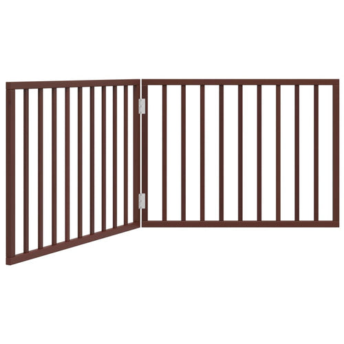 2-Tlg. Hundetor Faltbar 160 Cm Pappelholz