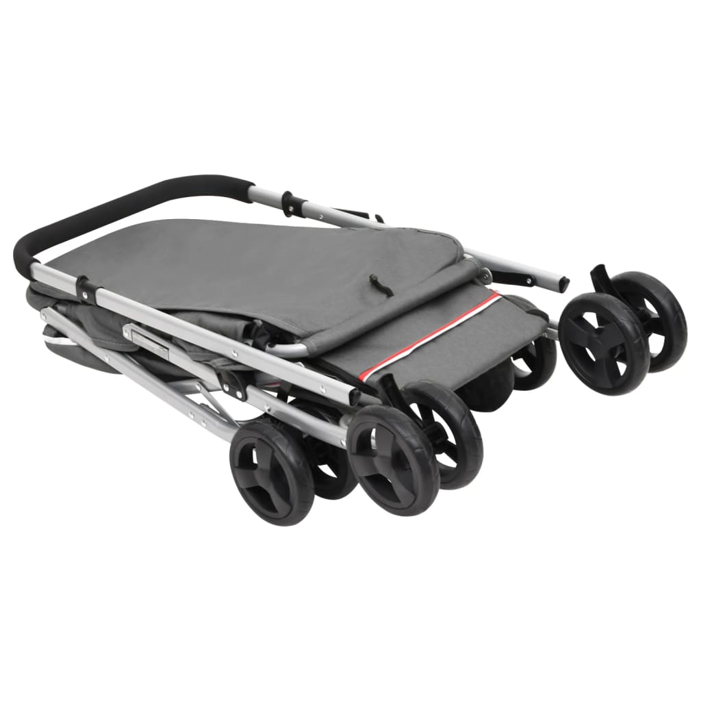 Hundewagen Faltbar 100X49X96 Cm Leinenstoff