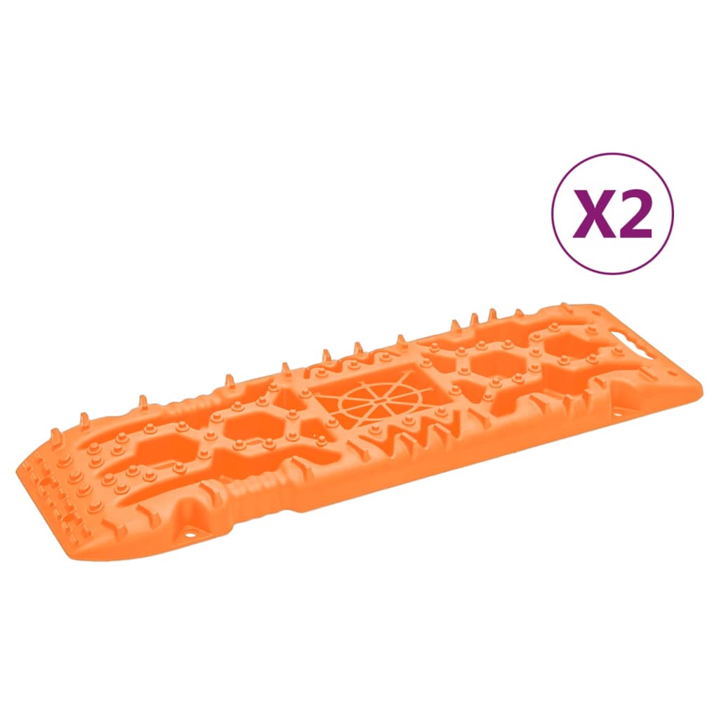 Traktionsmatten 2 Stk. 107X31X7 Cm Nylon