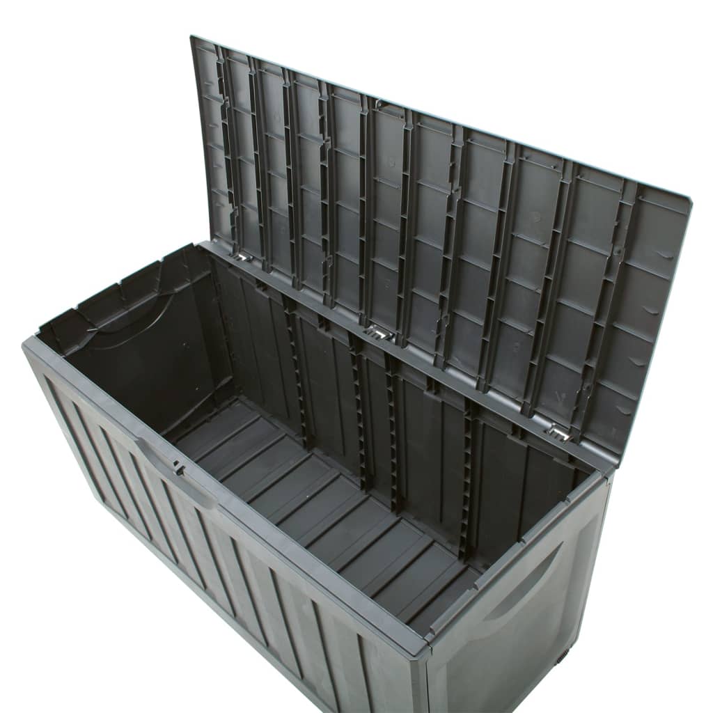 Truhe Schwarz 118X53X57 Cm Polypropylen