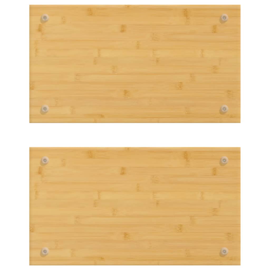 Herdabdeckplatten 2 Stk. 50X28X1,5 Cm Bambus