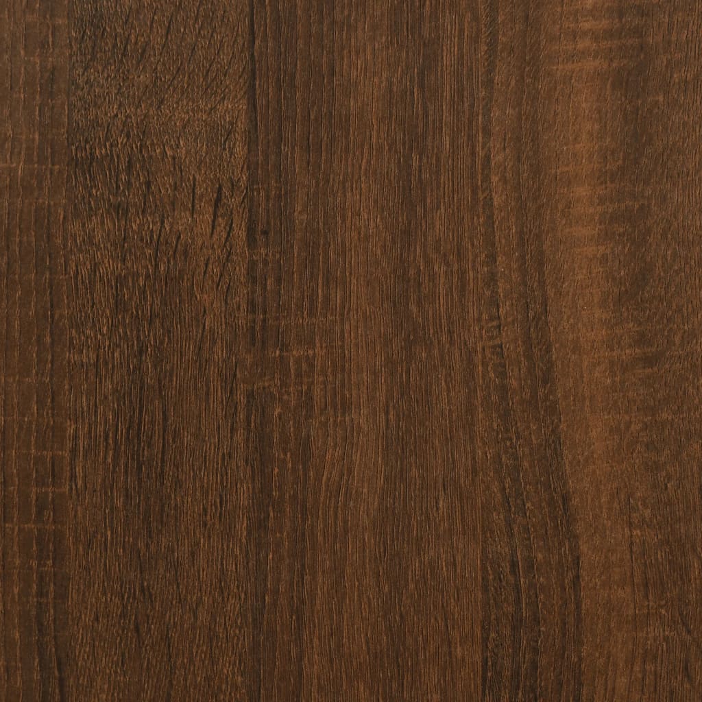 Schuhregal Braun Eichen-Optik 100X35X Holzwerkstoff Braune Eiche