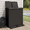 Outdoor-Mülltonne 78X41X86 Cm Polypropylen
