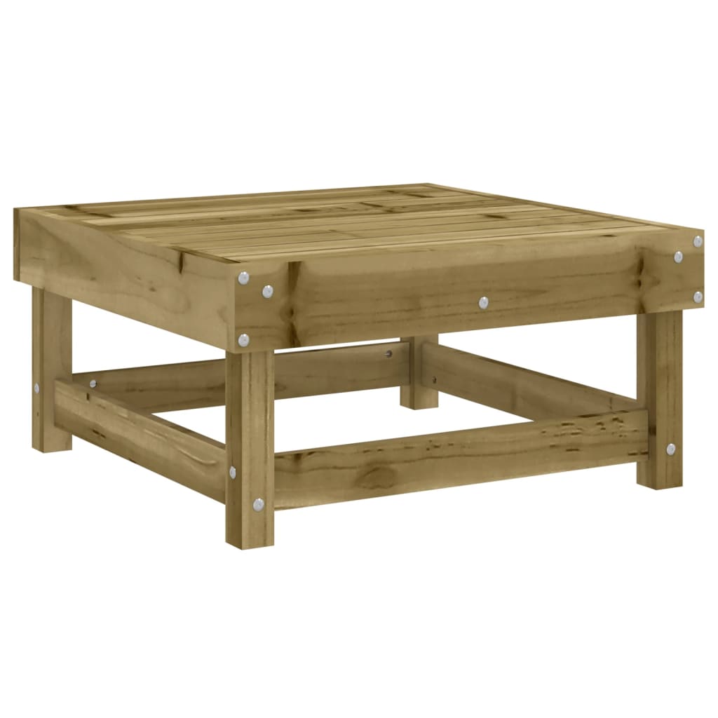 3-Tlg. Garten-Lounge-Set Kiefernholz Imprägniert Natürlich Imprägniert