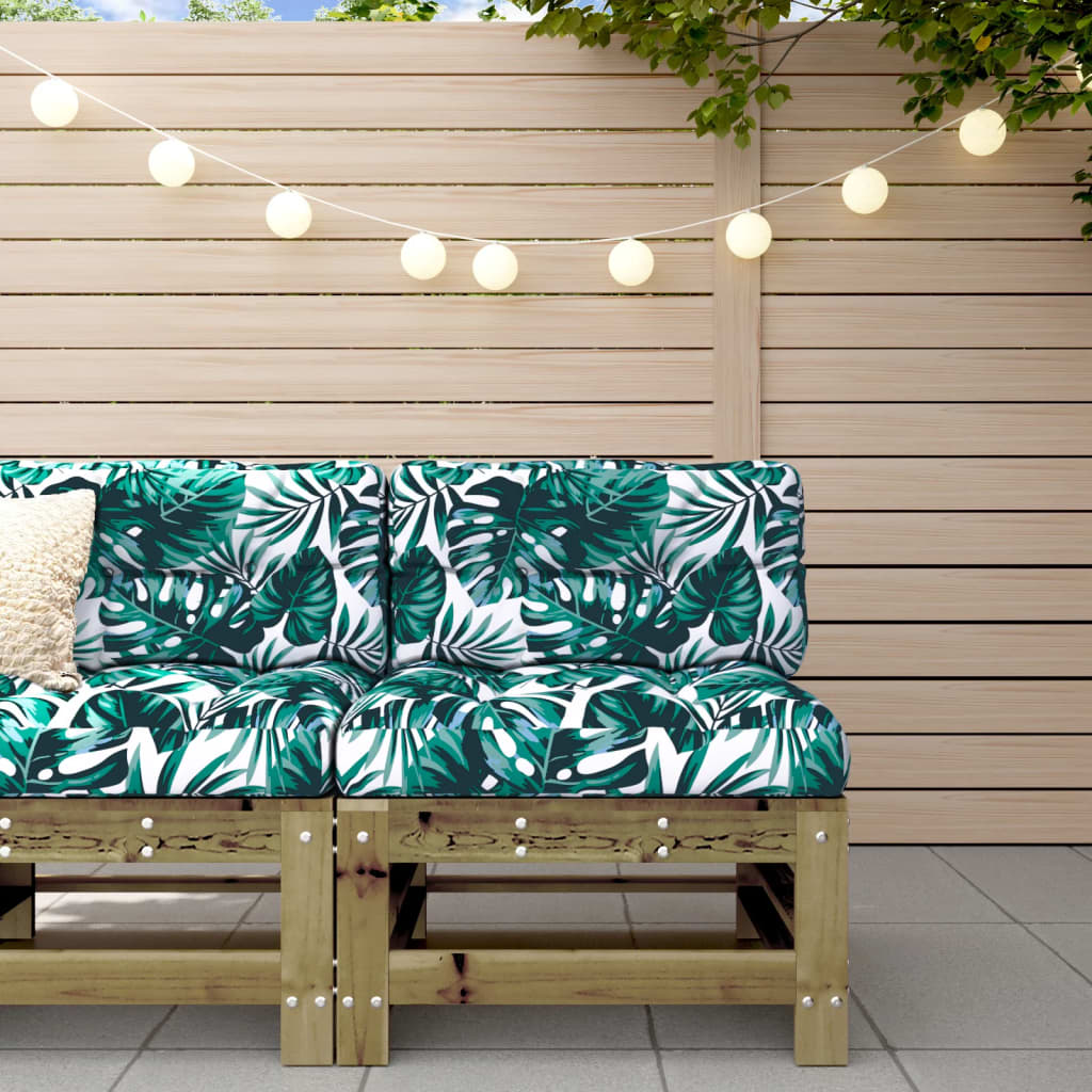 3-Tlg. Garten-Lounge-Set Kiefernholz Imprägniert Natürlich Imprägniert
