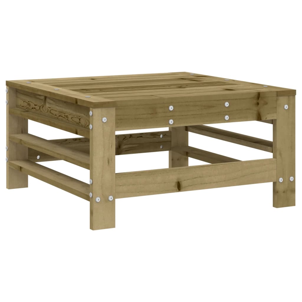 3-Tlg. Garten-Lounge-Set Kiefernholz Imprägniert Natürlich Imprägniert