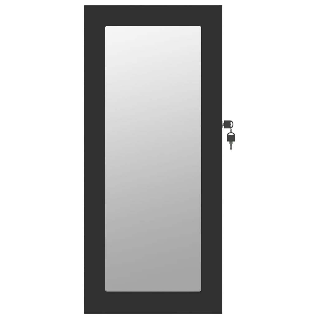 Schmuckschrank Mit Spiegel Wandmontage 30X8,5X67 Cm