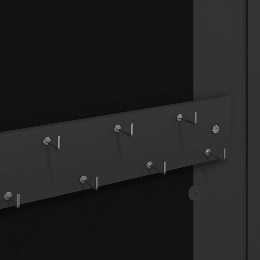 Schmuckschrank Mit Spiegel Wandmontage 30X8,5X67 Cm