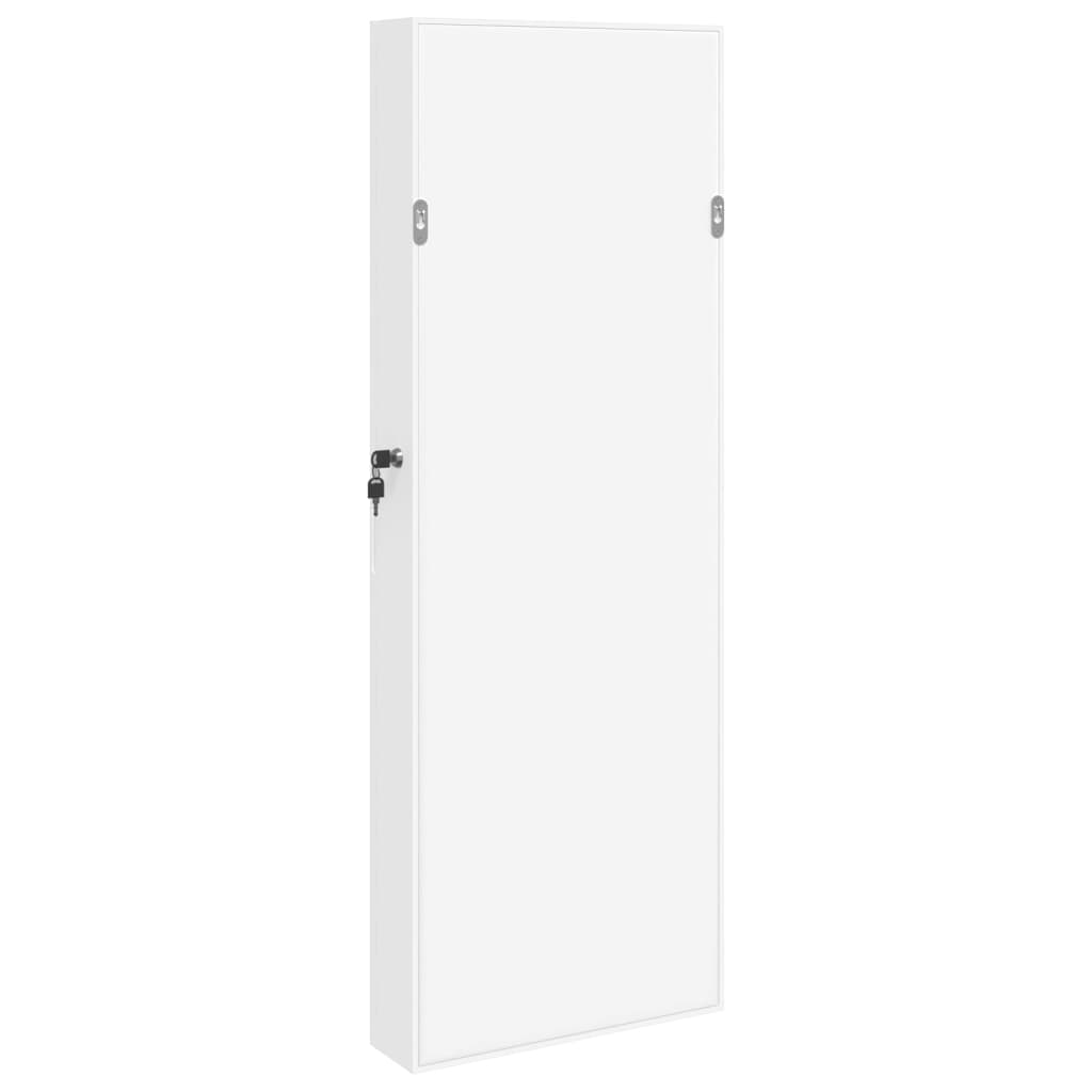 Schmuckschrank Mit Spiegel Wandmontage 37,5X10X106 Cm