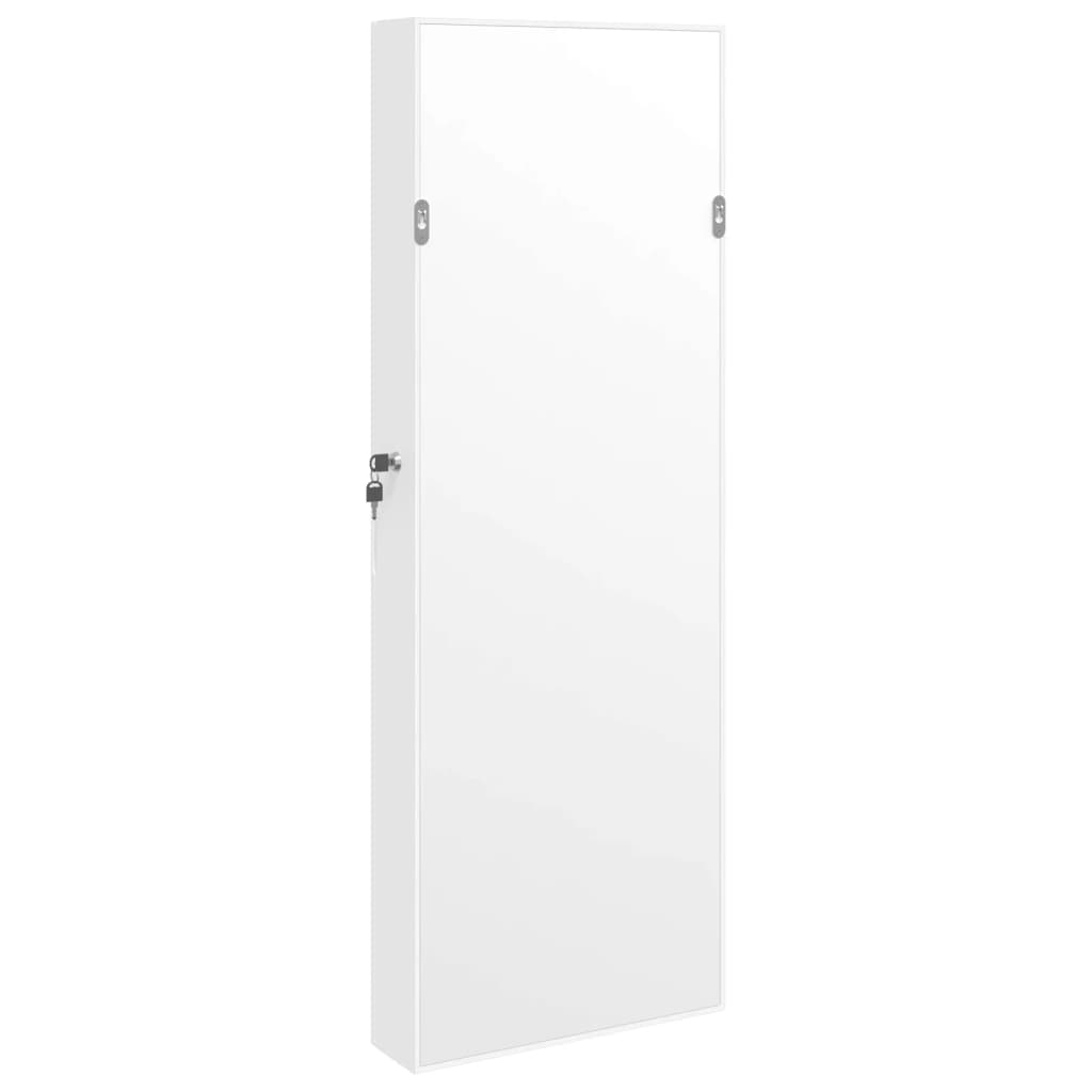 Schmuckschrank Mit Spiegel Wandmontage 37,5X10X106 Cm