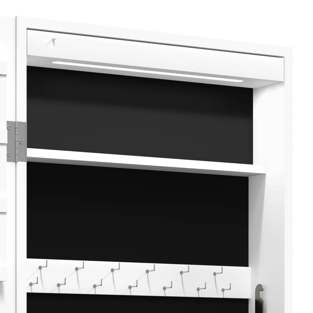 Spiegel-Schmuckschrank Mit Led-Beleuchtung Wandmontage