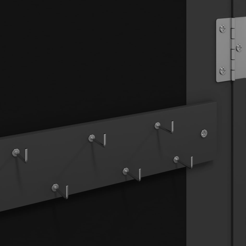 Spiegel-Schmuckschrank Mit Led-Beleuchtung Wandmontage