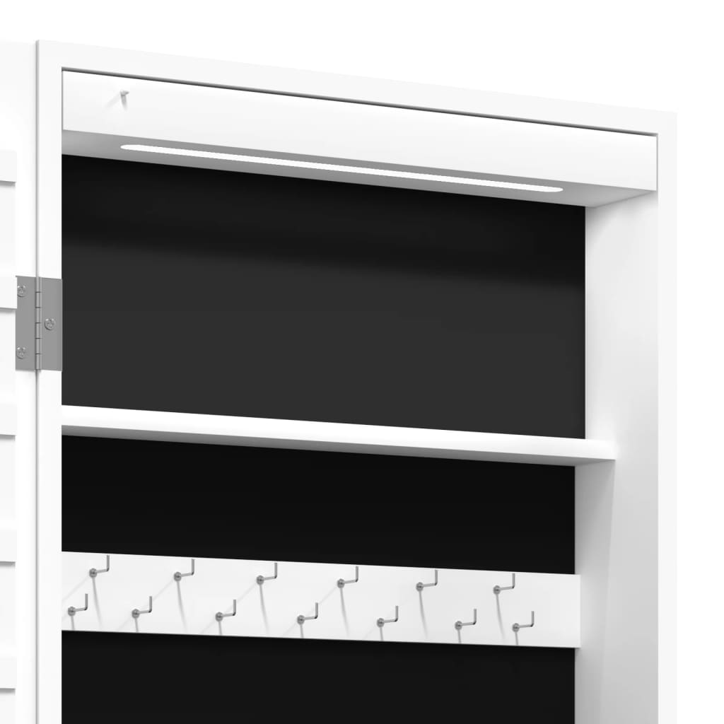 Spiegel-Schmuckschrank Mit Led-Beleuchtung Wandmontage