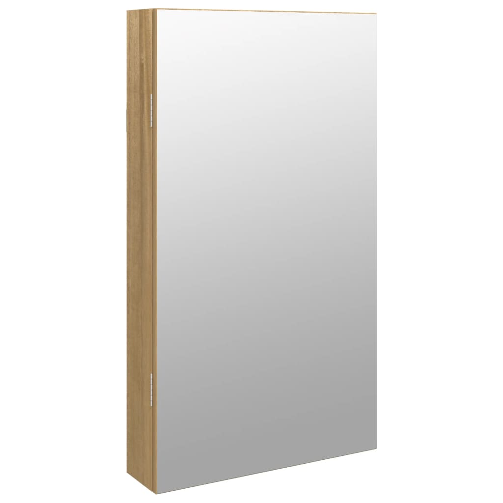 Spiegel-Schmuckschrank Mit Led-Beleuchtung Wandmontage
