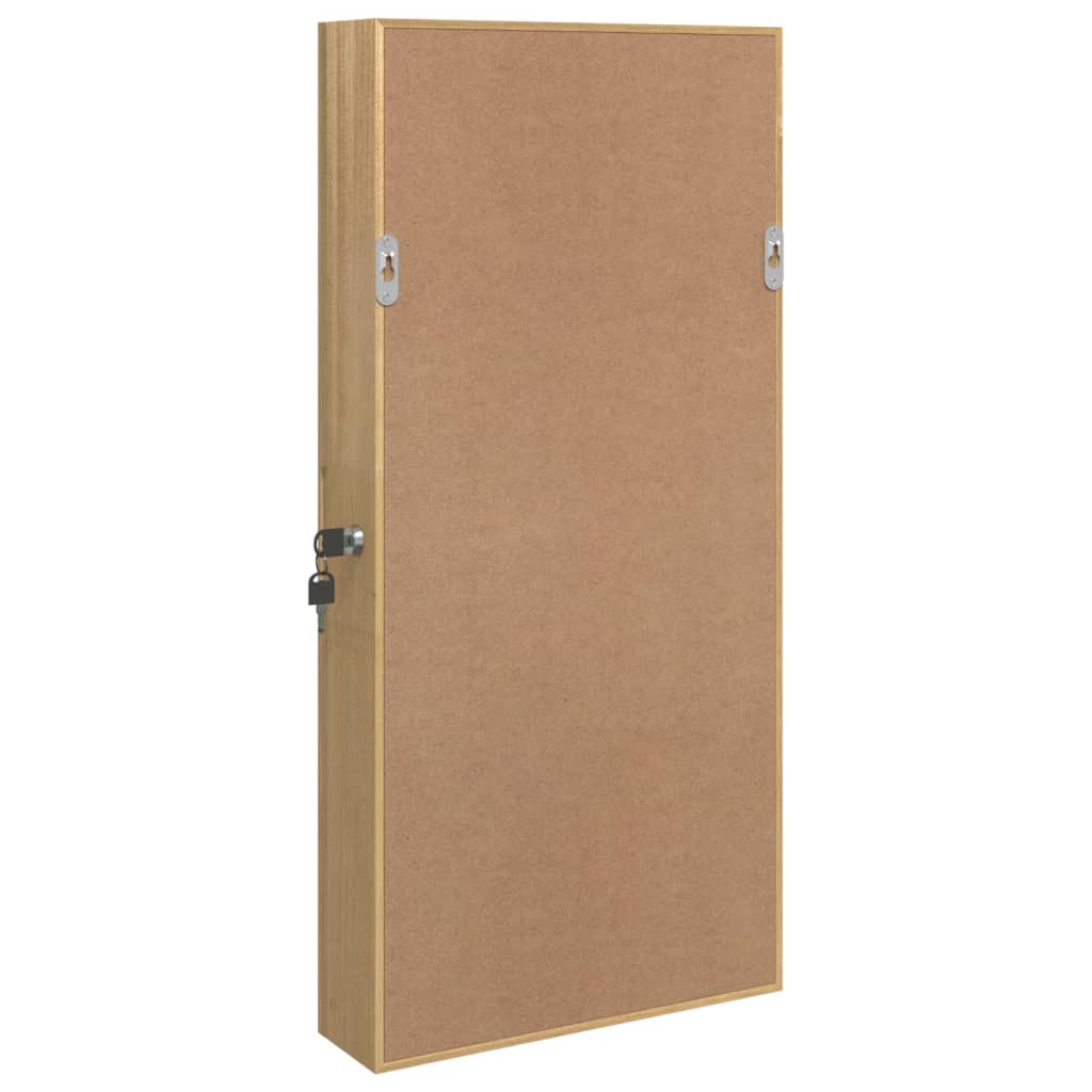 Spiegel-Schmuckschrank Mit Led-Beleuchtung Wandmontage