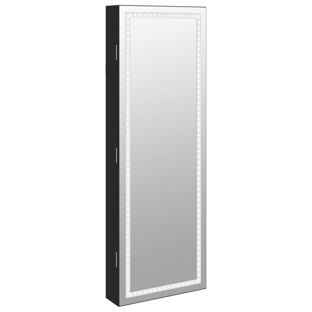 Spiegel-Schmuckschrank Mit Led-Beleuchtung Wandmontage