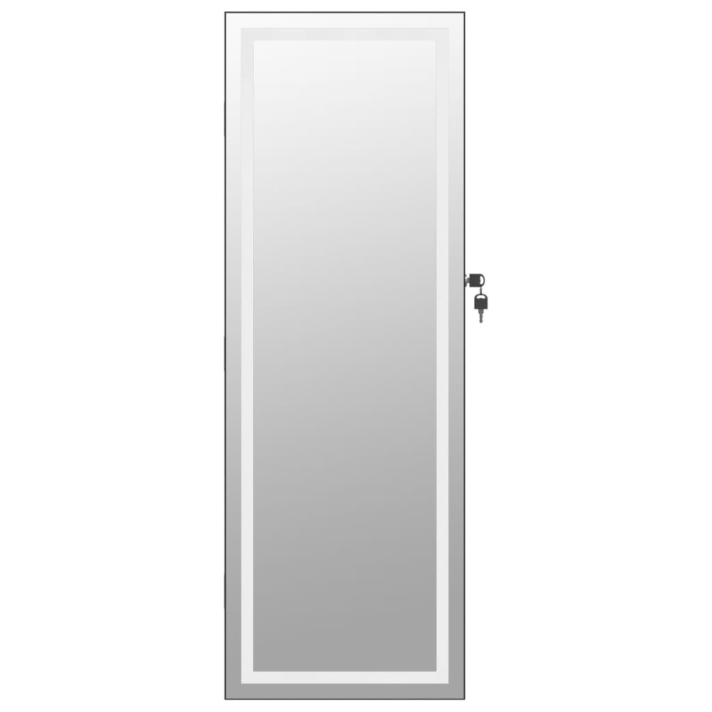 Spiegel-Schmuckschrank Mit Led-Beleuchtung Wandmontage