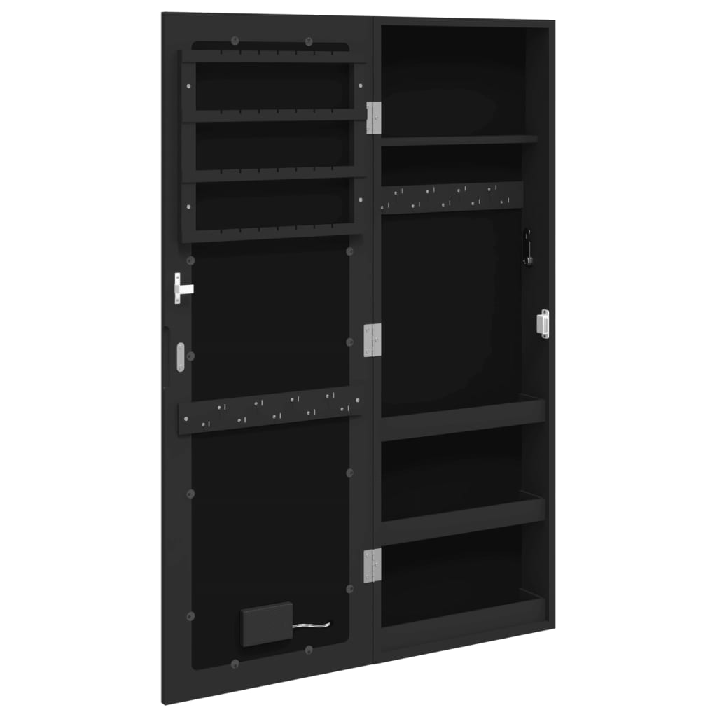 Spiegel-Schmuckschrank Mit Led-Beleuchtung Wandmontage