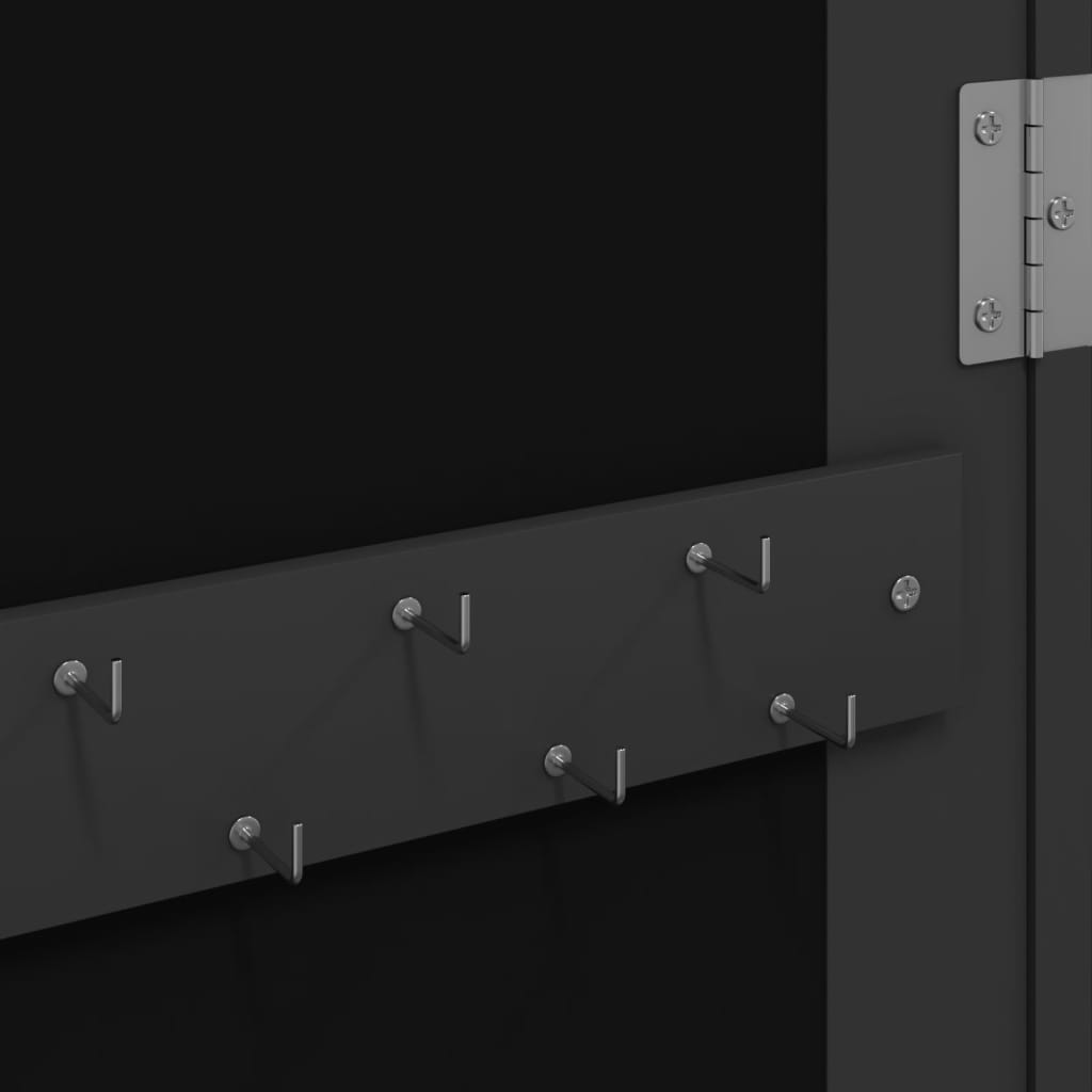 Spiegel-Schmuckschrank Mit Led-Beleuchtung Wandmontage