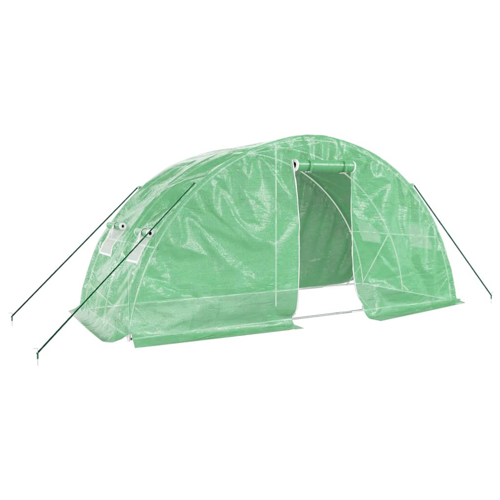 Gewächshaus Mit Stahlrahmen 10 M² 5X2X2,3 M