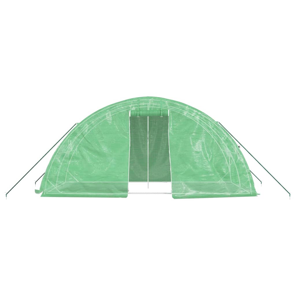 Gewächshaus Mit Stahlrahmen 10 M² 5X2X2,3 M